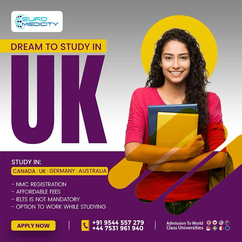 dream to study in uk